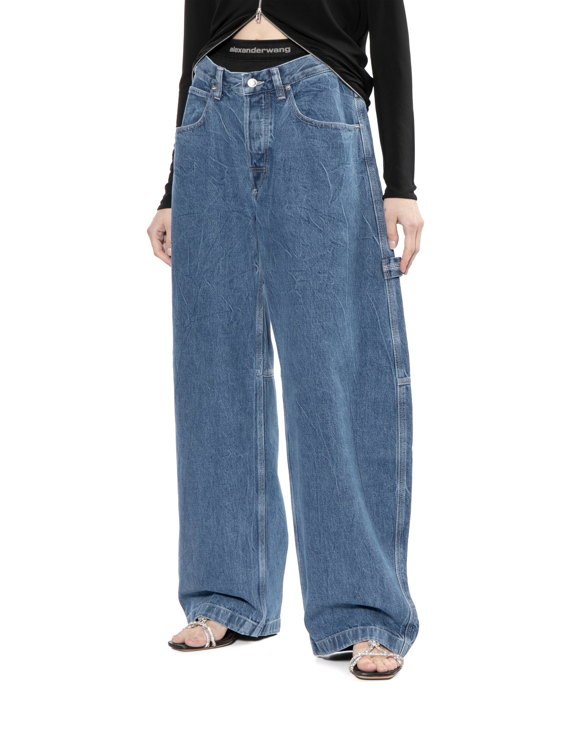 Boxer waist jeans
