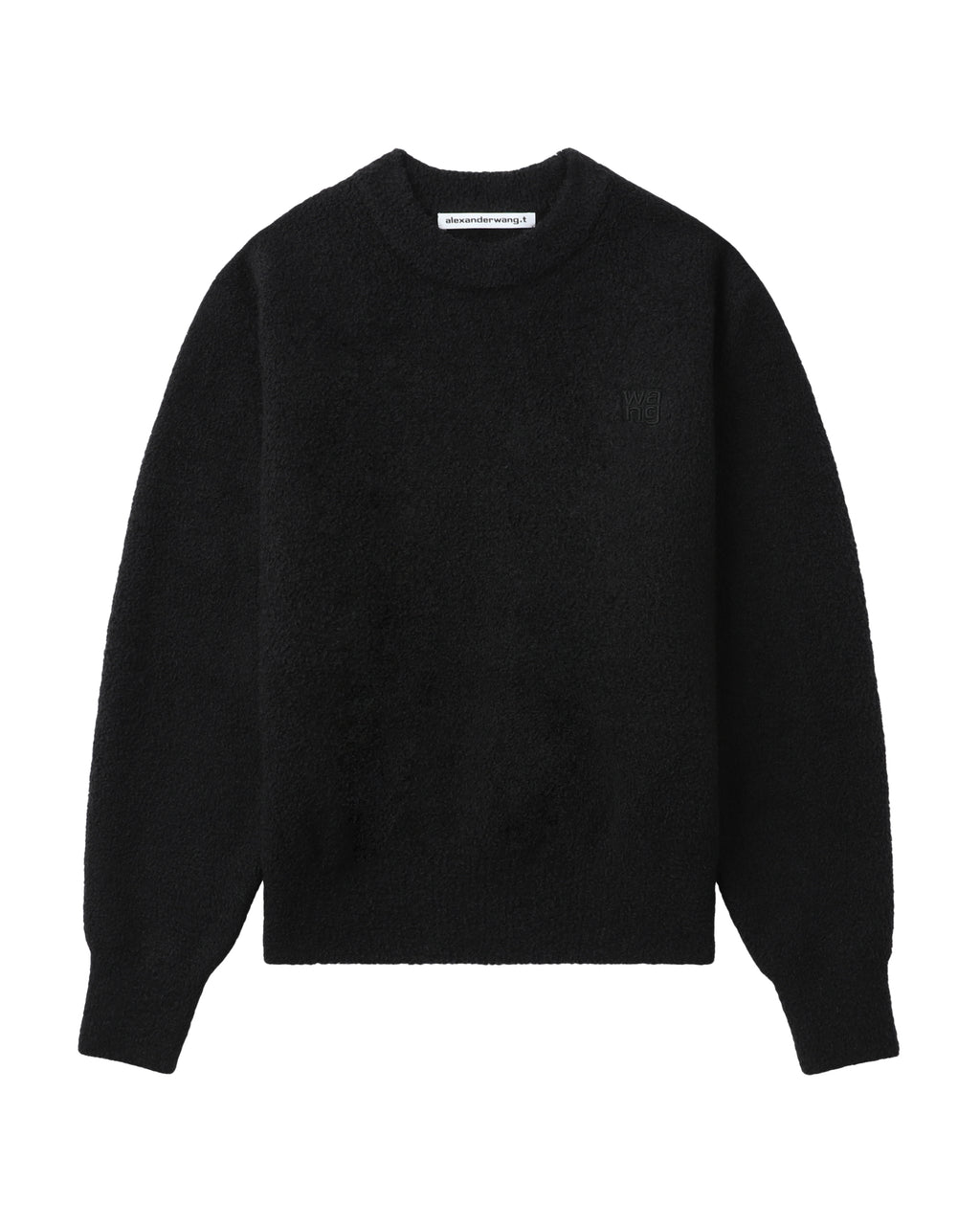 Logo crew neck knit pullover