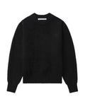 Logo crew neck knit pullover
