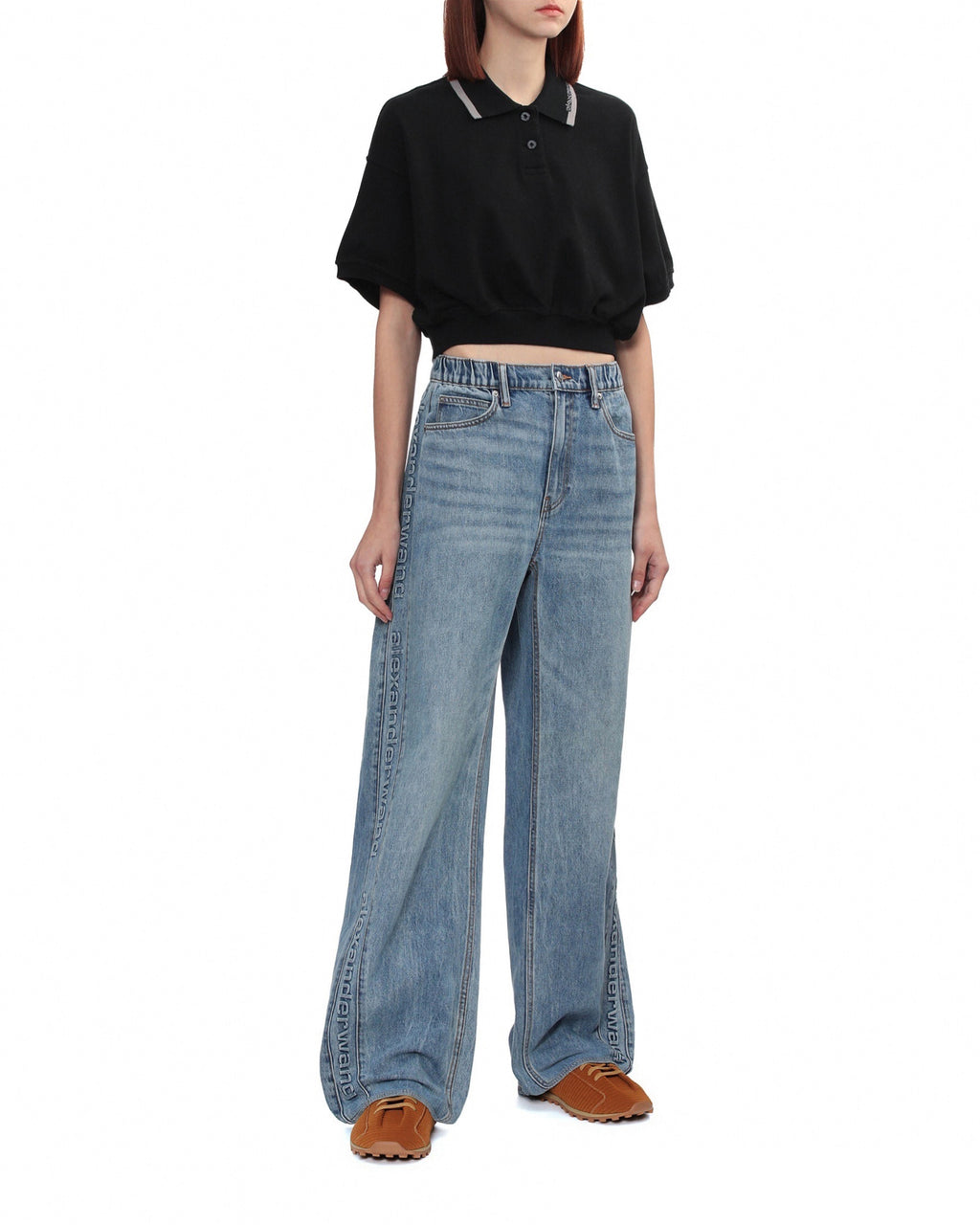Polo crop top
