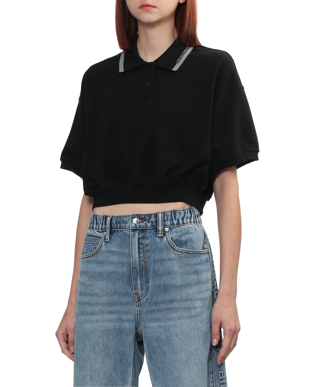 Polo crop top