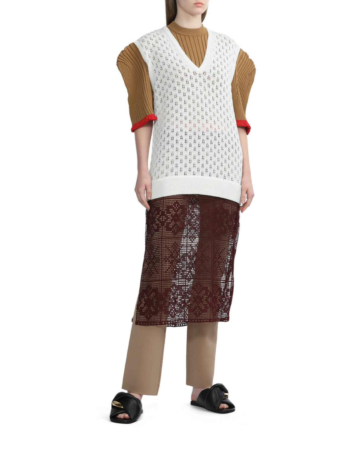 Crisscross logo legging