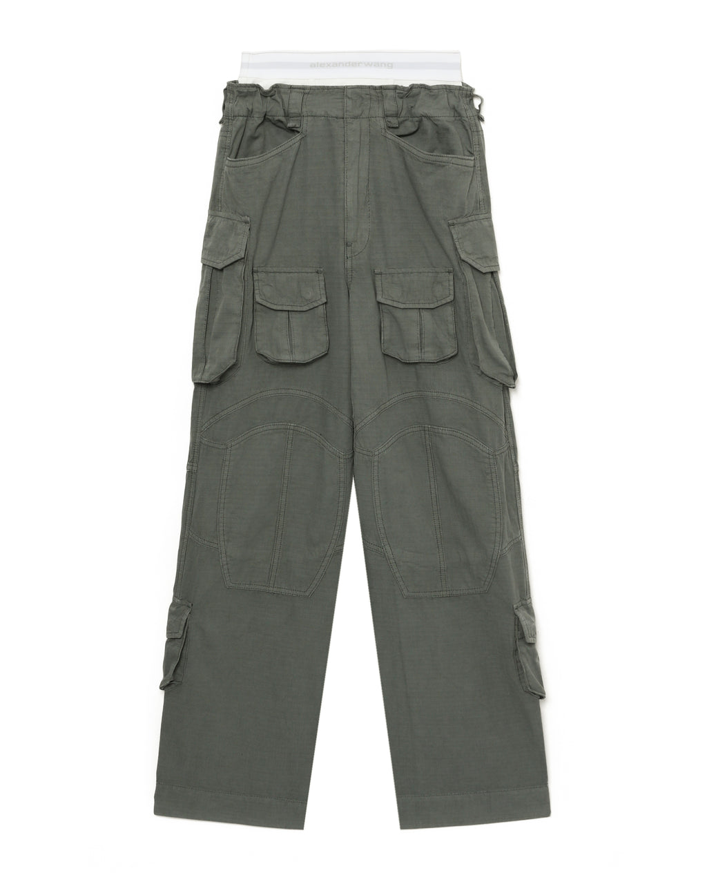 Brief waistband cargo pants
