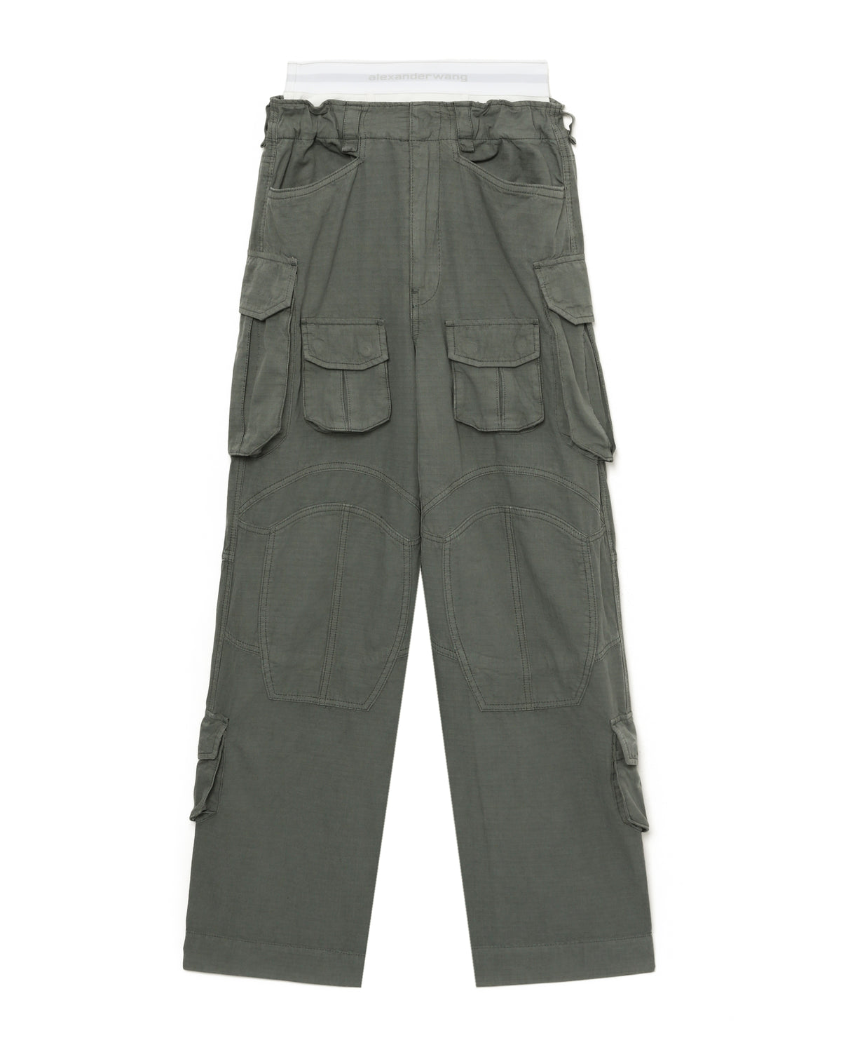 Brief waistband cargo pants