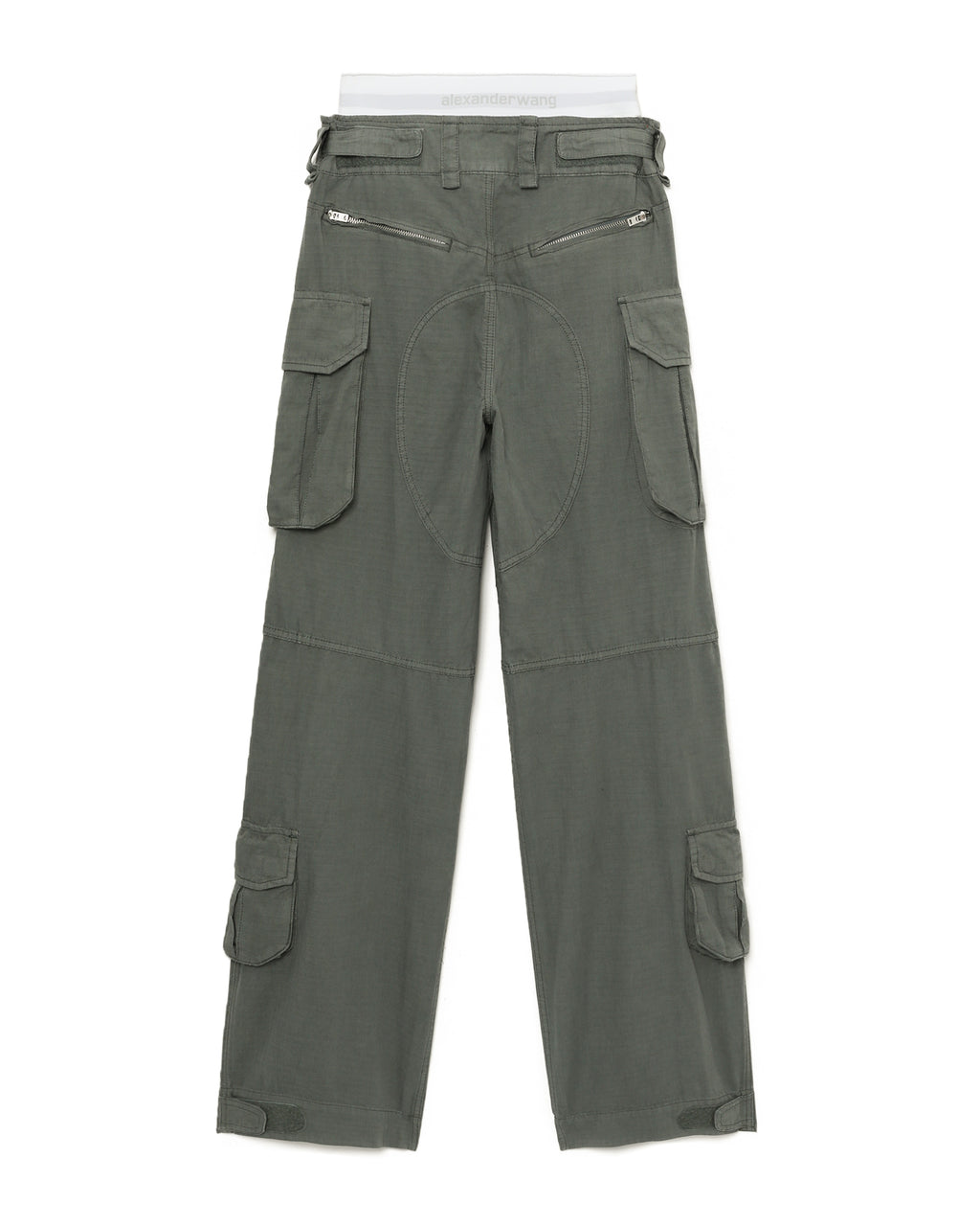 Brief waistband cargo pants