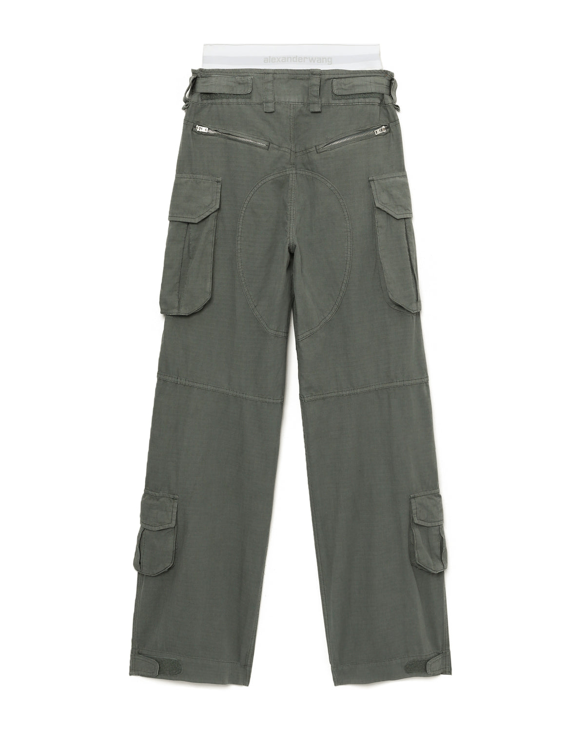 Brief waistband cargo pants