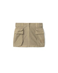 Logo cargo mini skirt