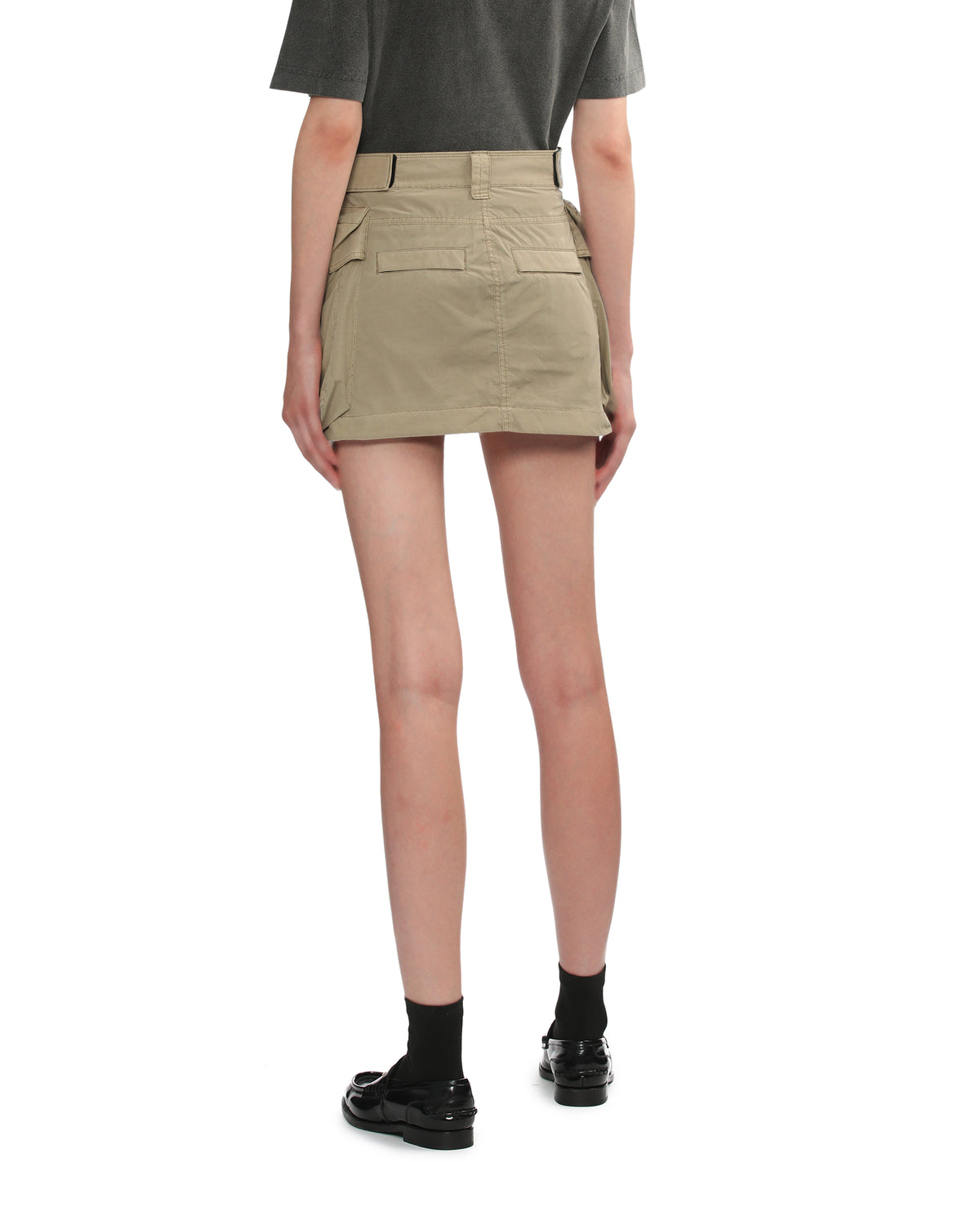 Logo cargo mini skirt