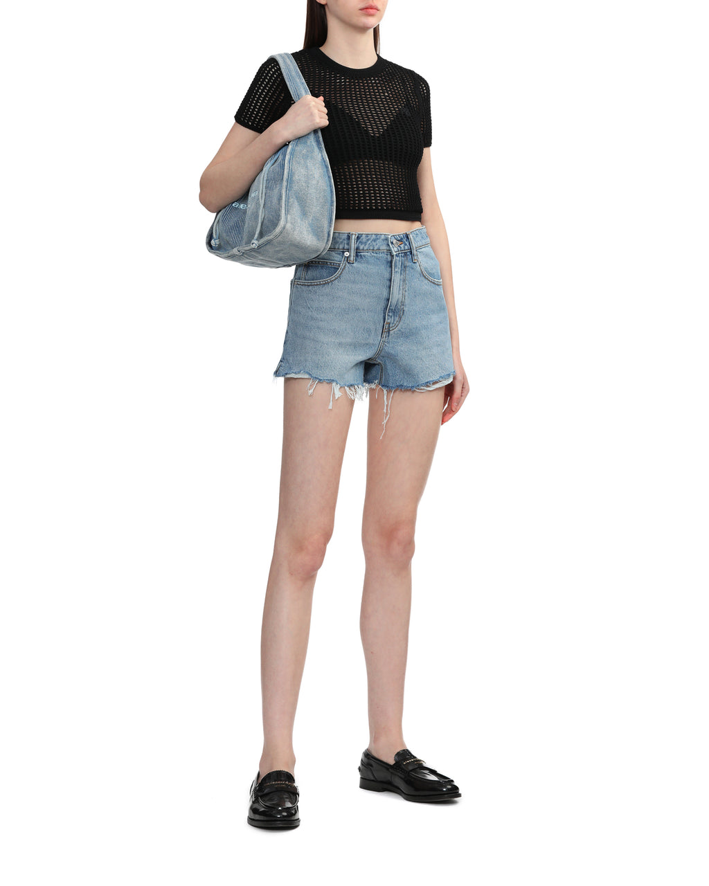 Denim shorts