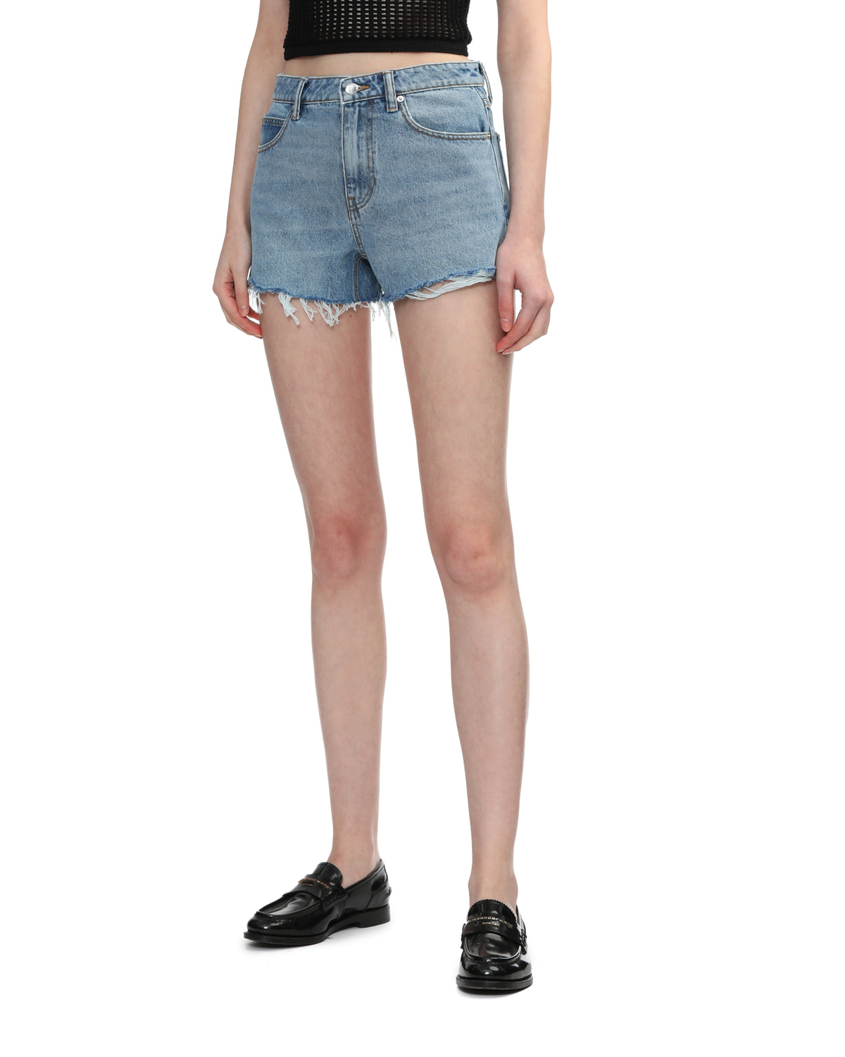 Denim shorts