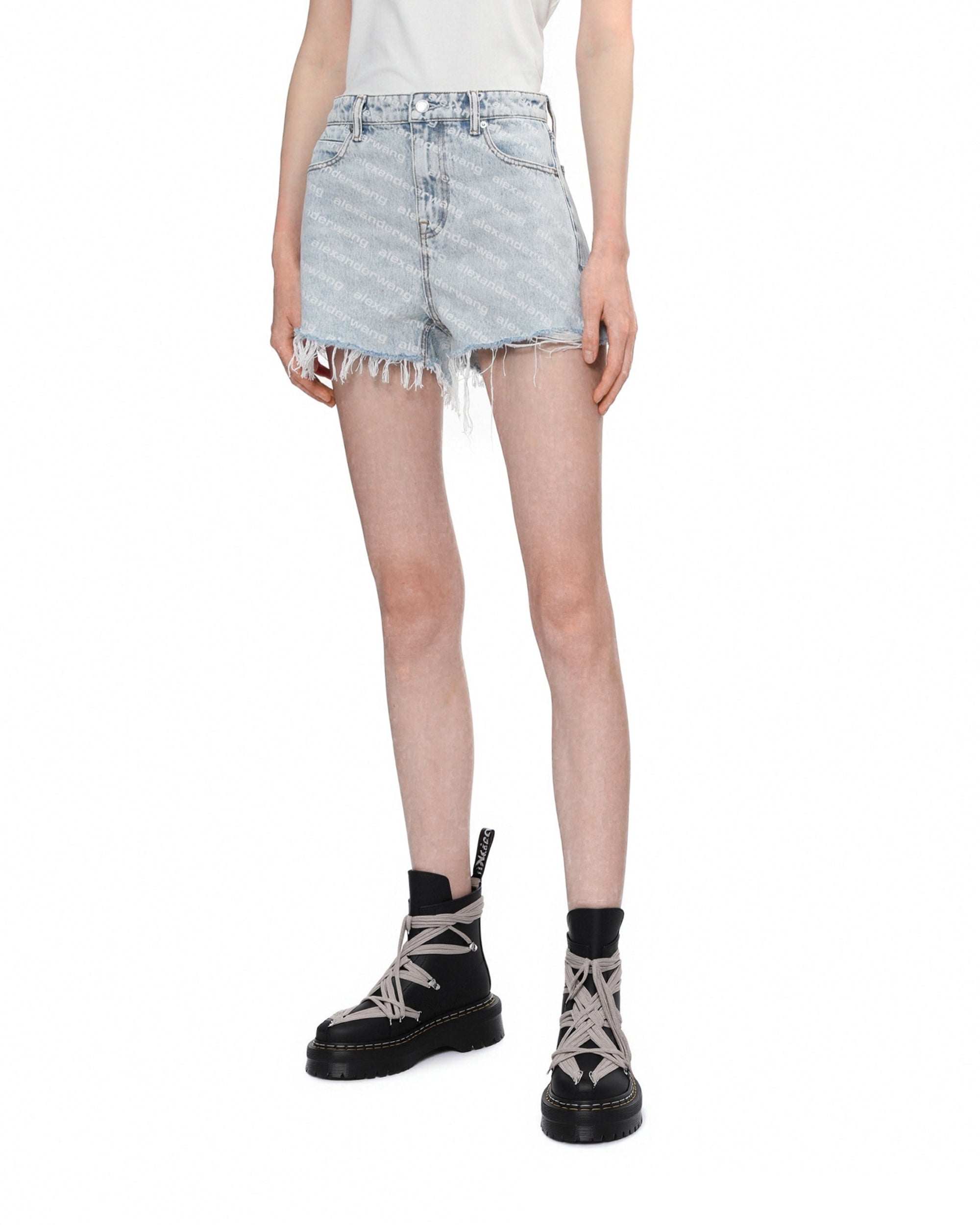 Denim shorts