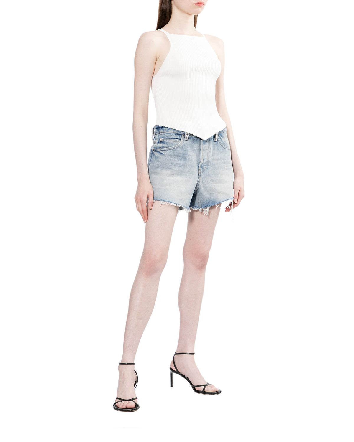 Denim shorts