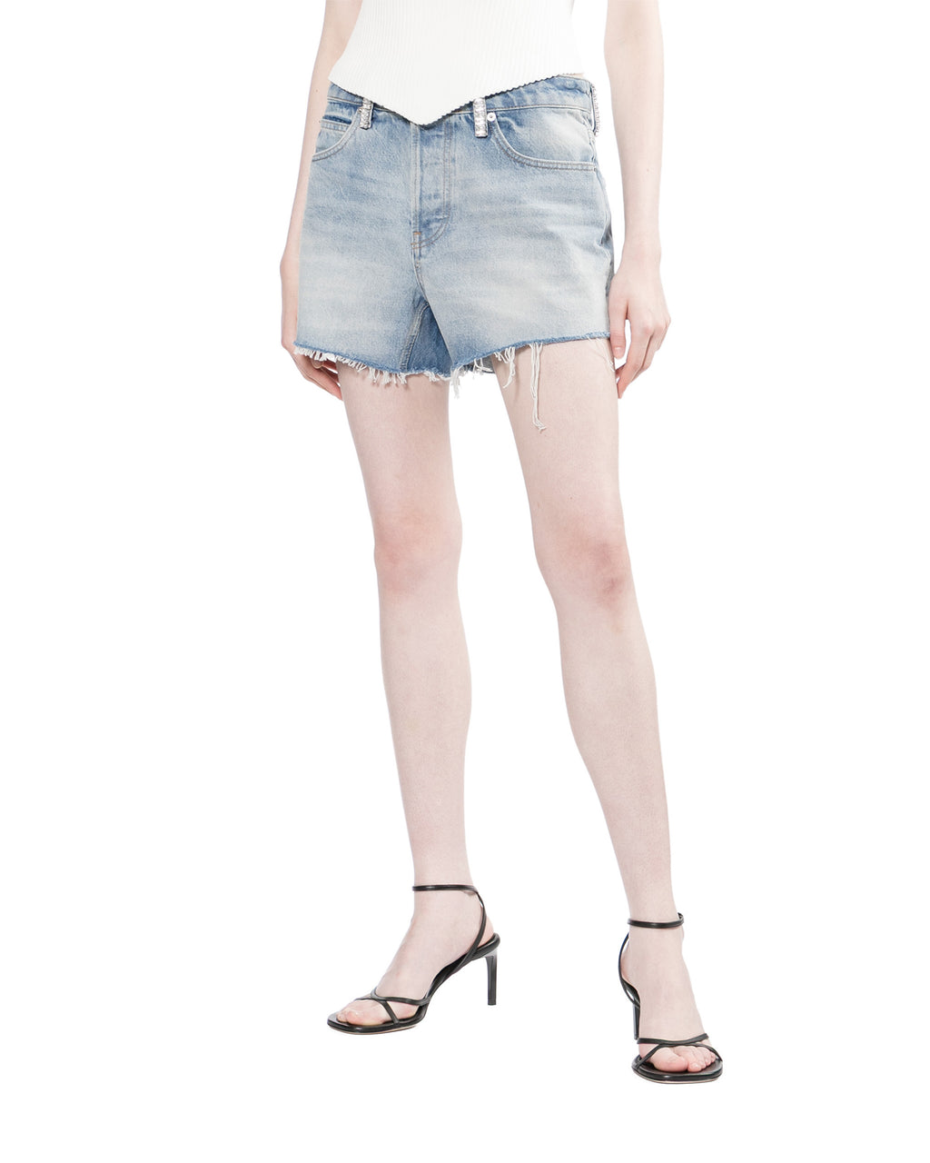 Denim shorts