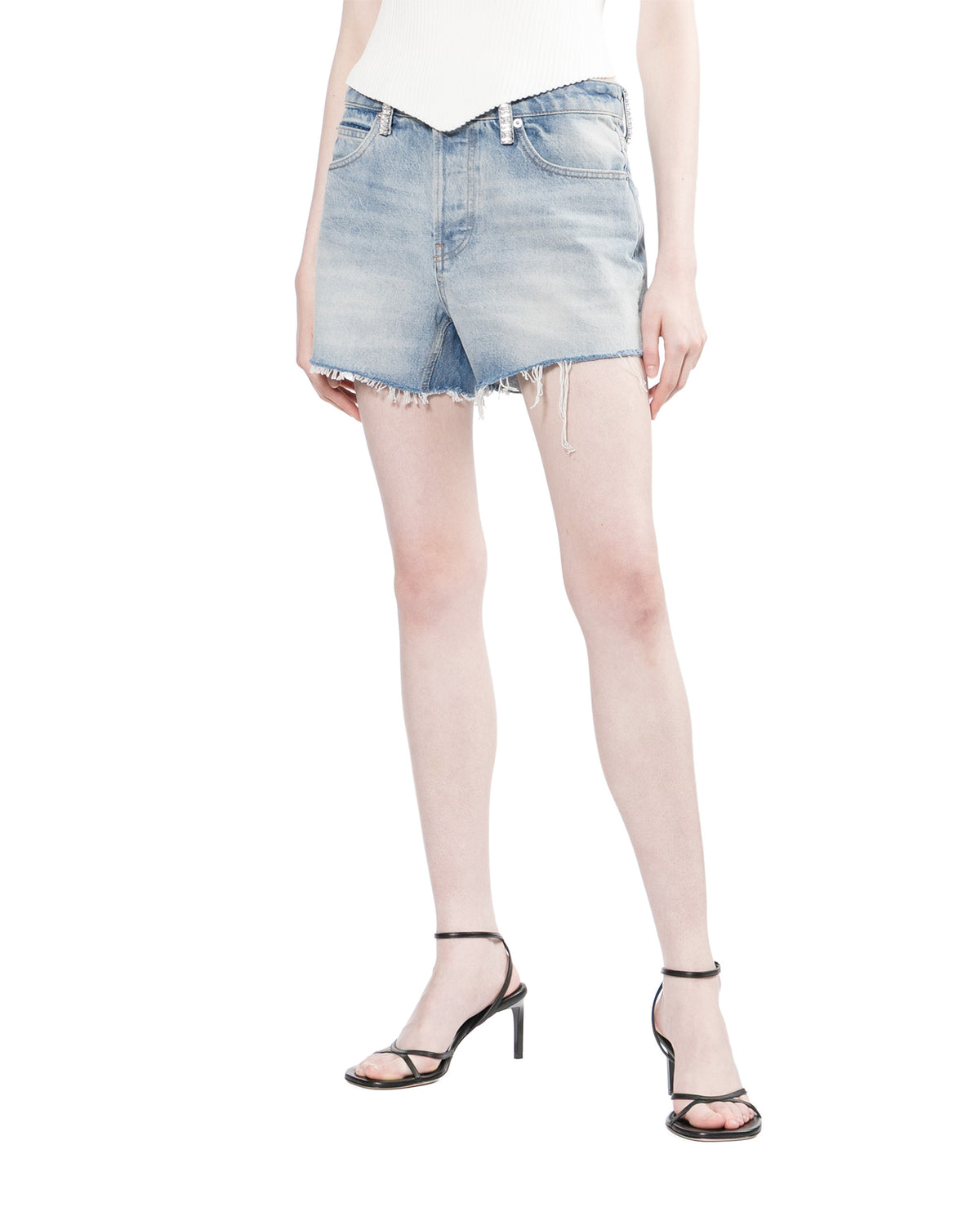 Denim shorts