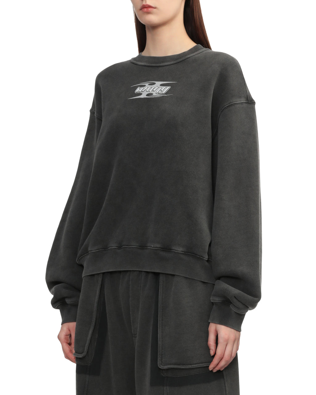 Embossed sweatshirt