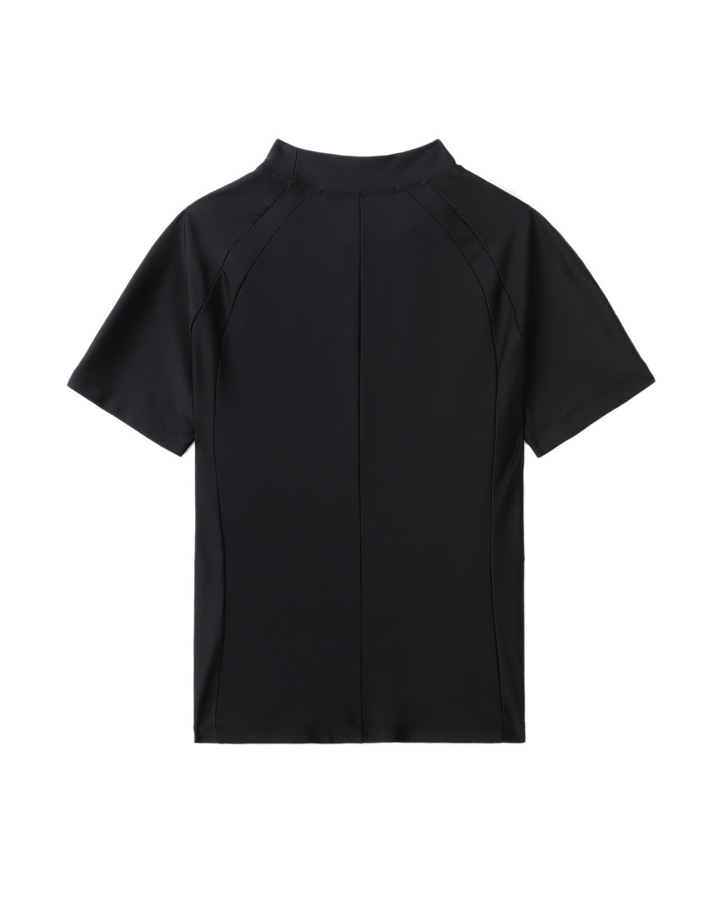 Logo-detailed rash guard