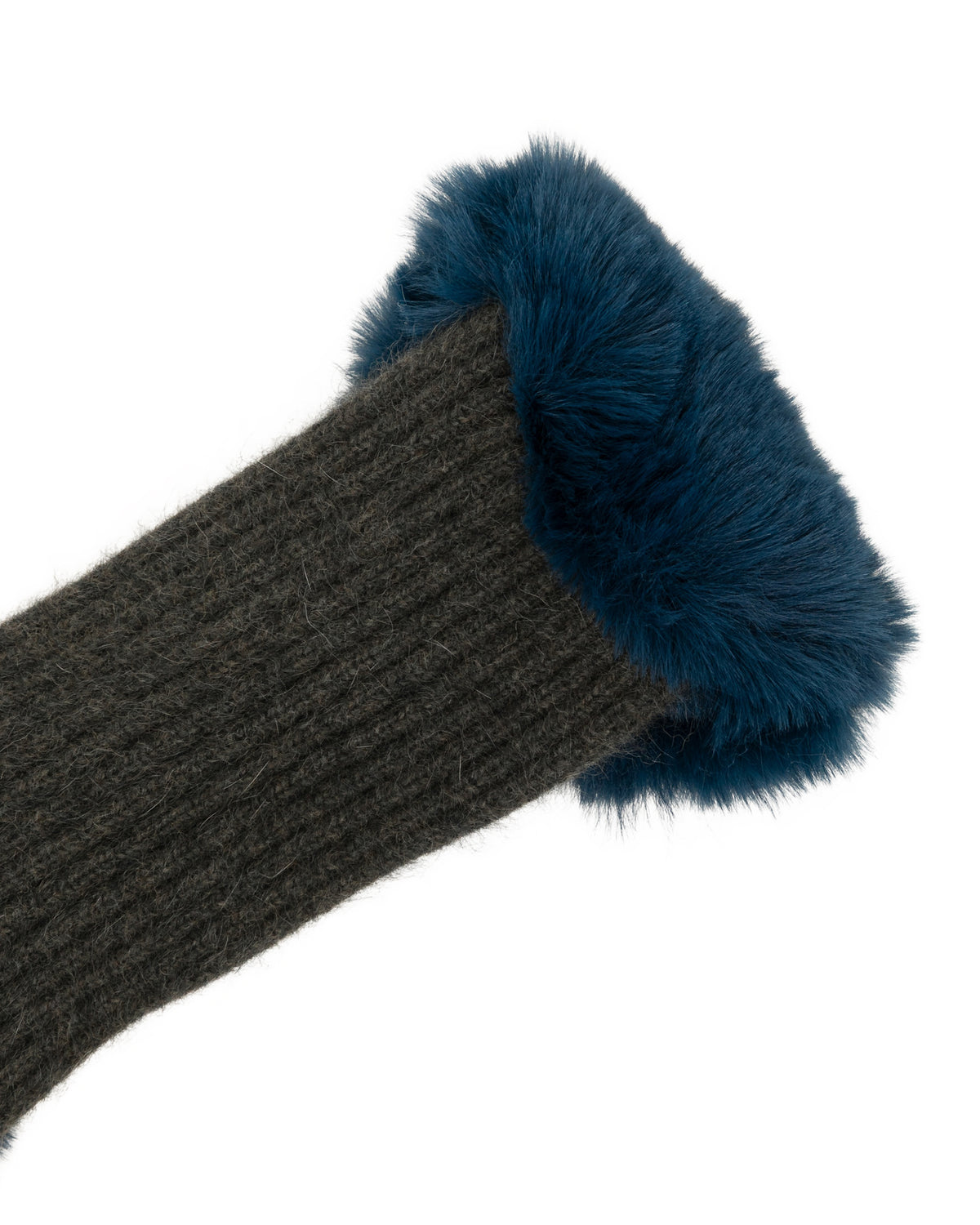 Furry hair tie