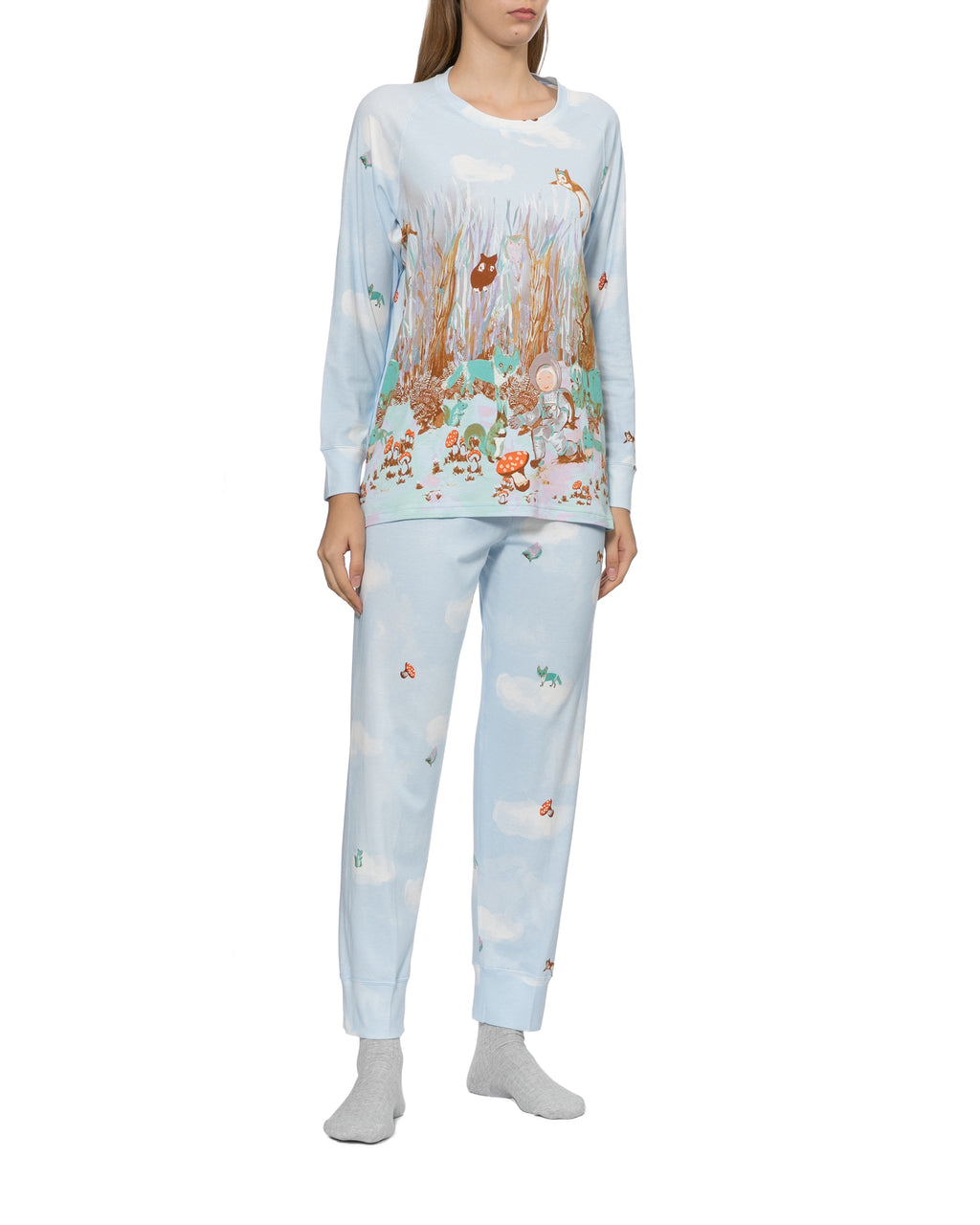 Printed pyjama set