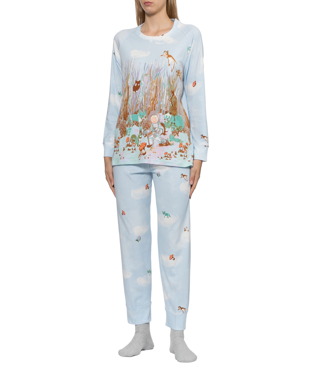 Printed pyjama set