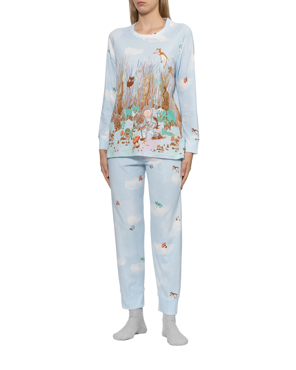 Printed pyjama set