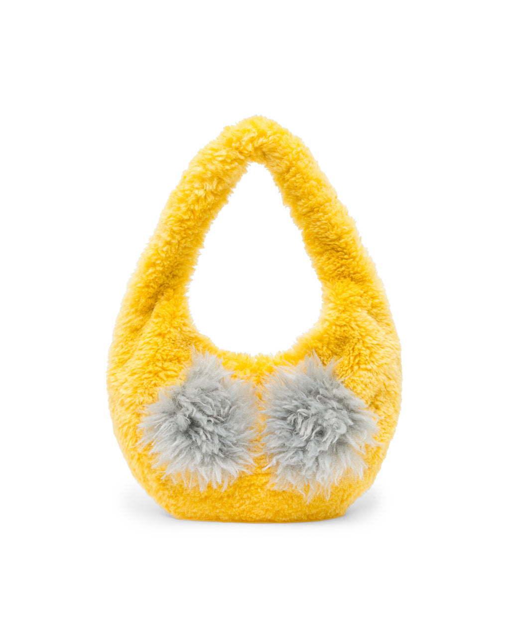 Faux fur handbag