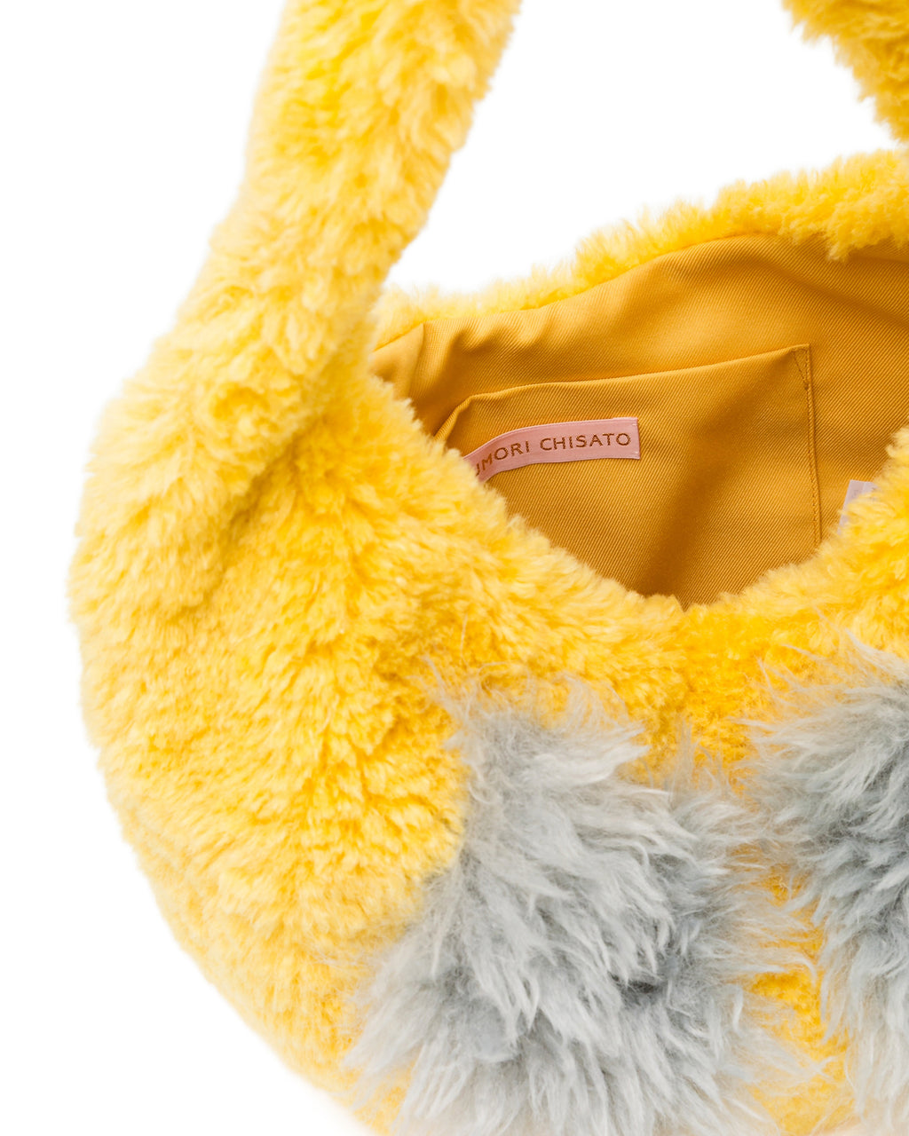 Faux fur handbag