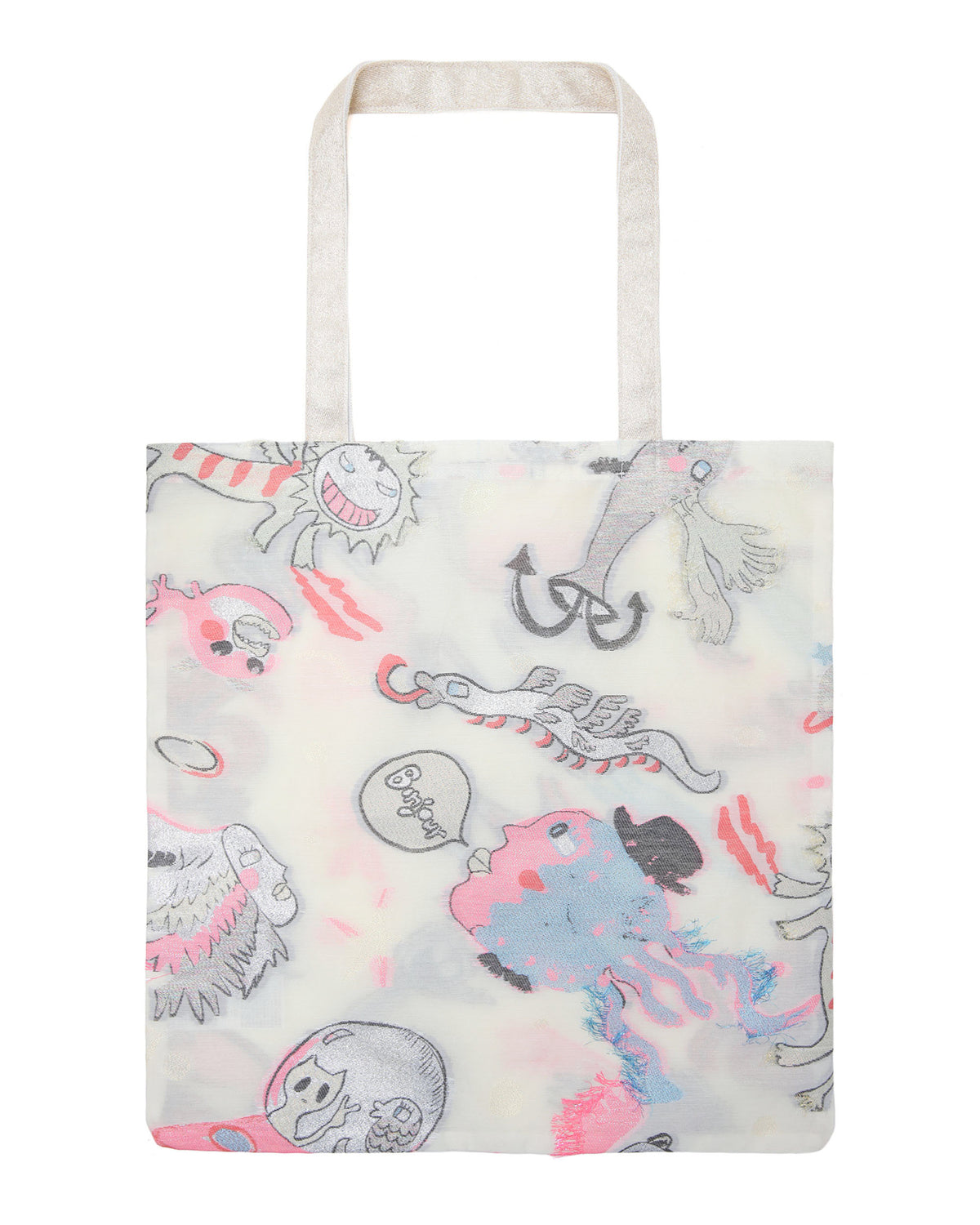 Printed tote bag