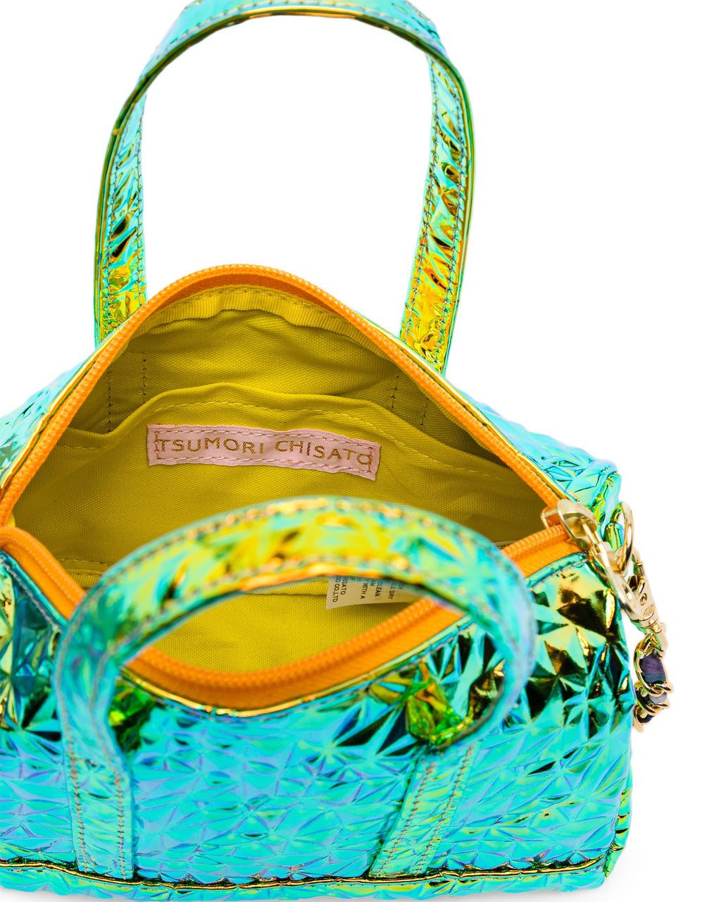 Metallic handbag
