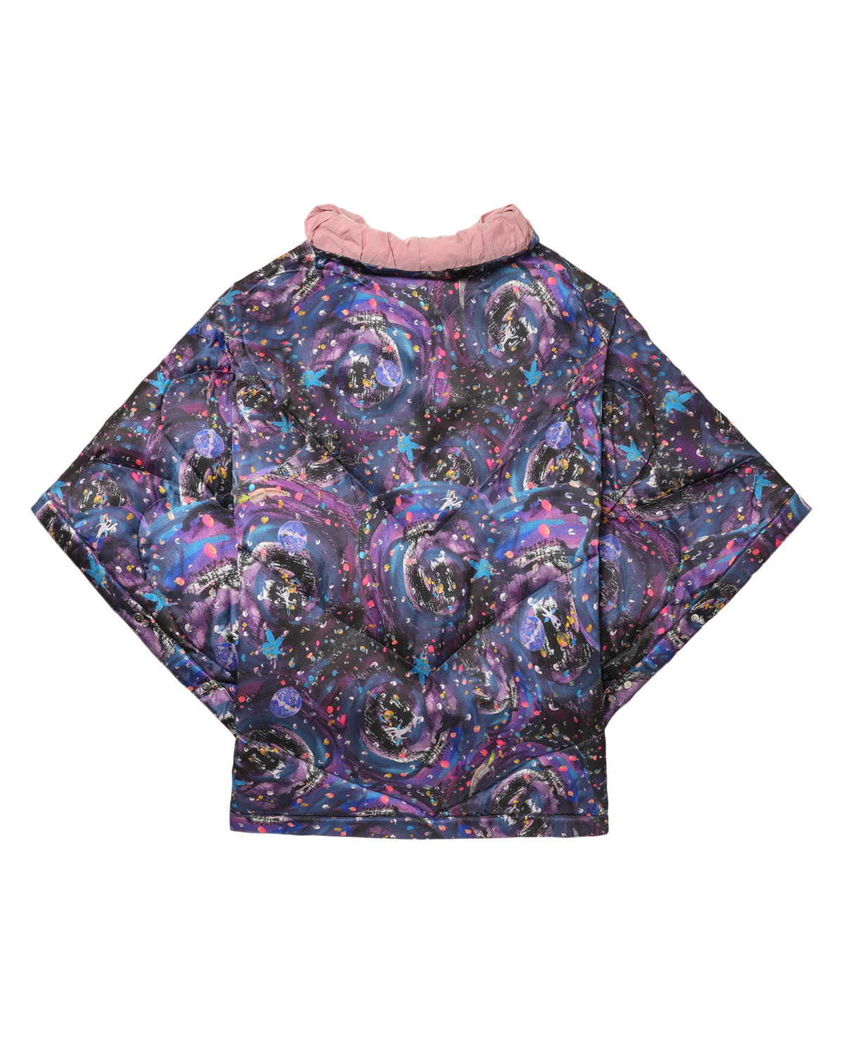 Printed quilted jacket