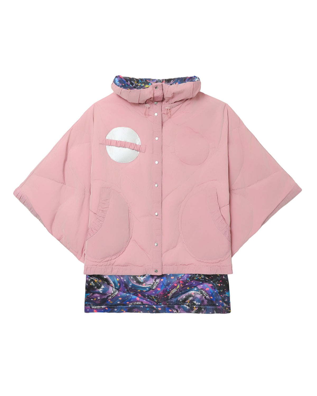 Printed quilted jacket