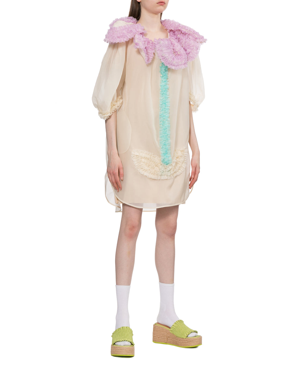 Ruffled flower dress