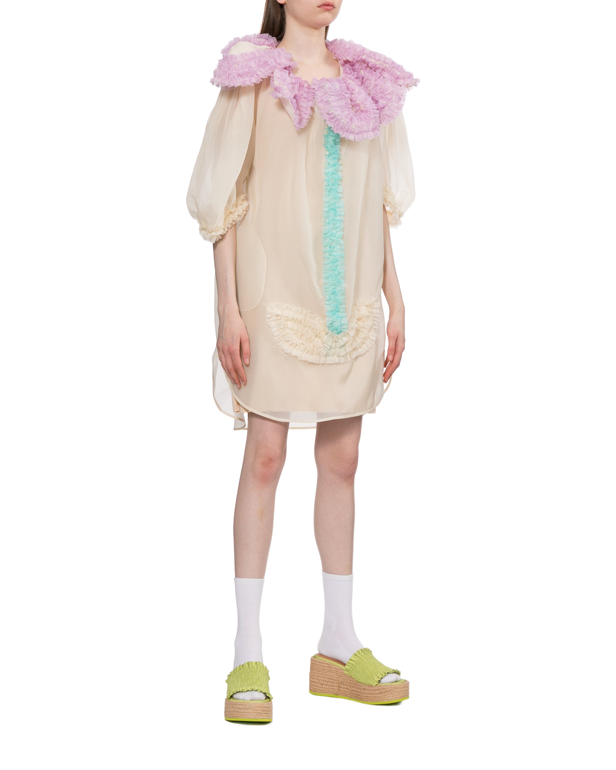 Ruffled flower dress
