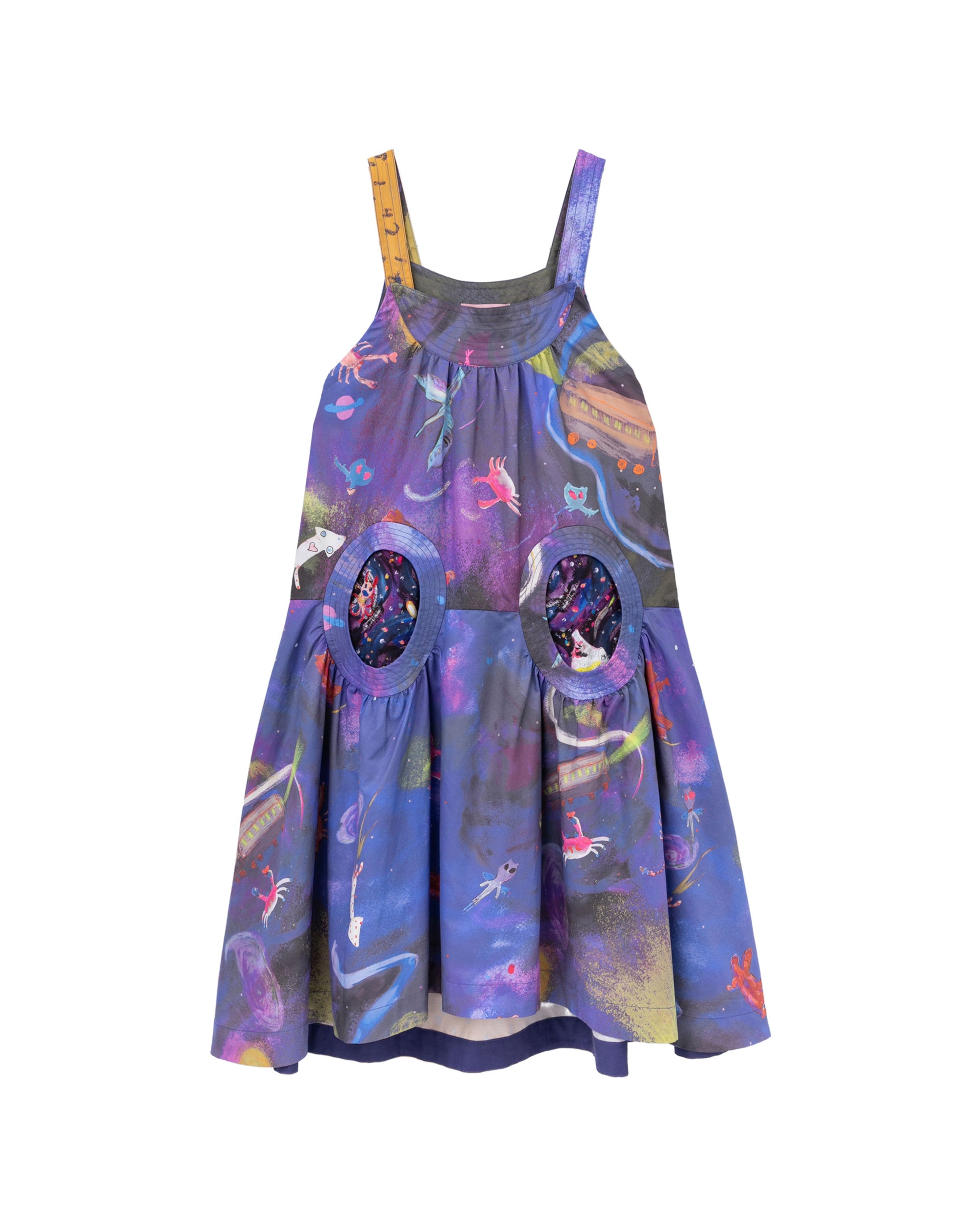Printed sleeveless dress