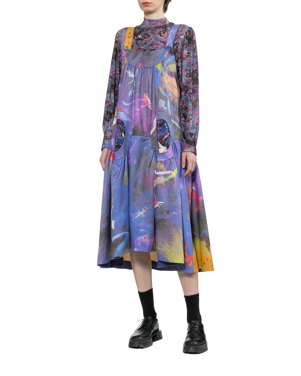 Printed sleeveless dress