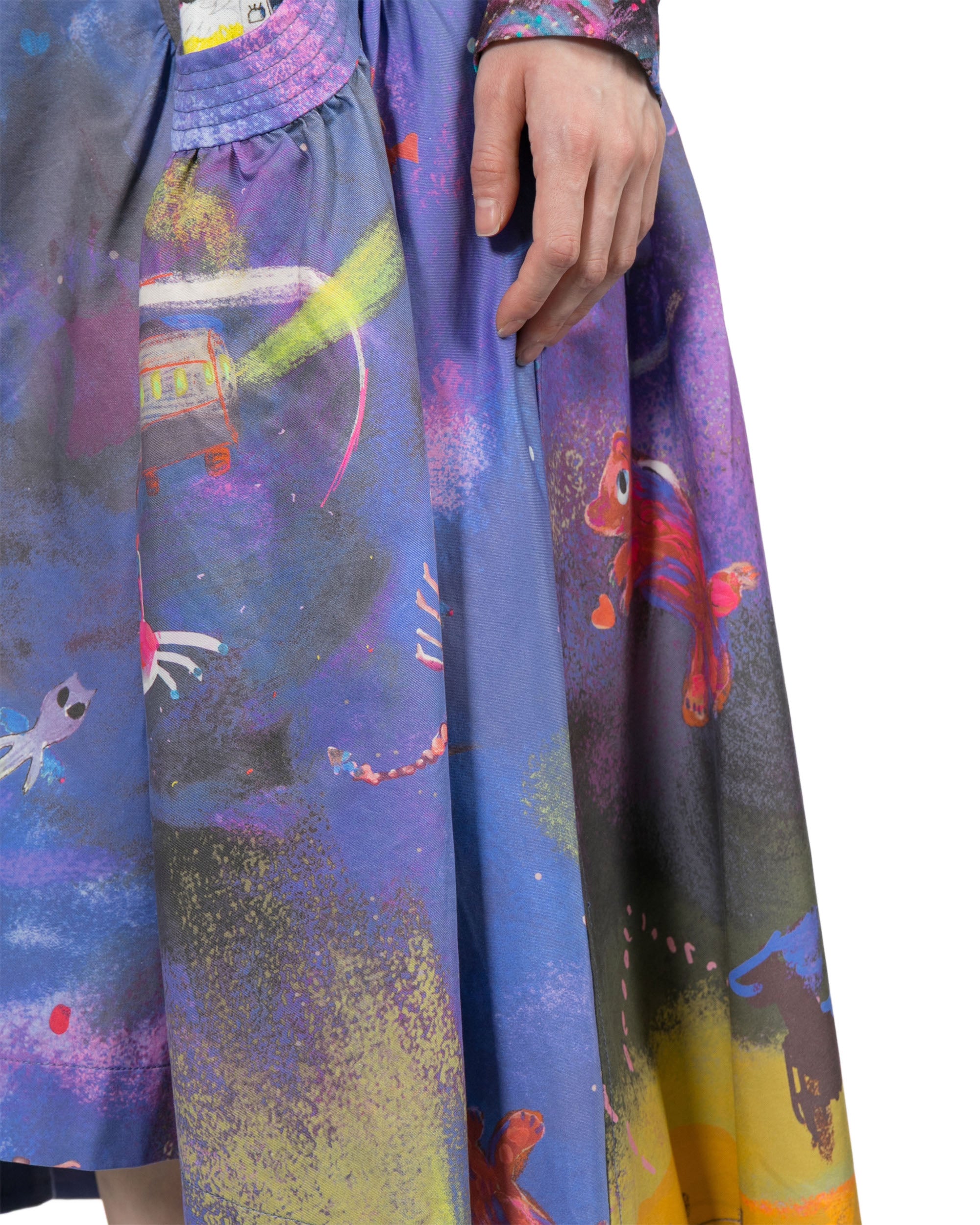 Printed sleeveless dress