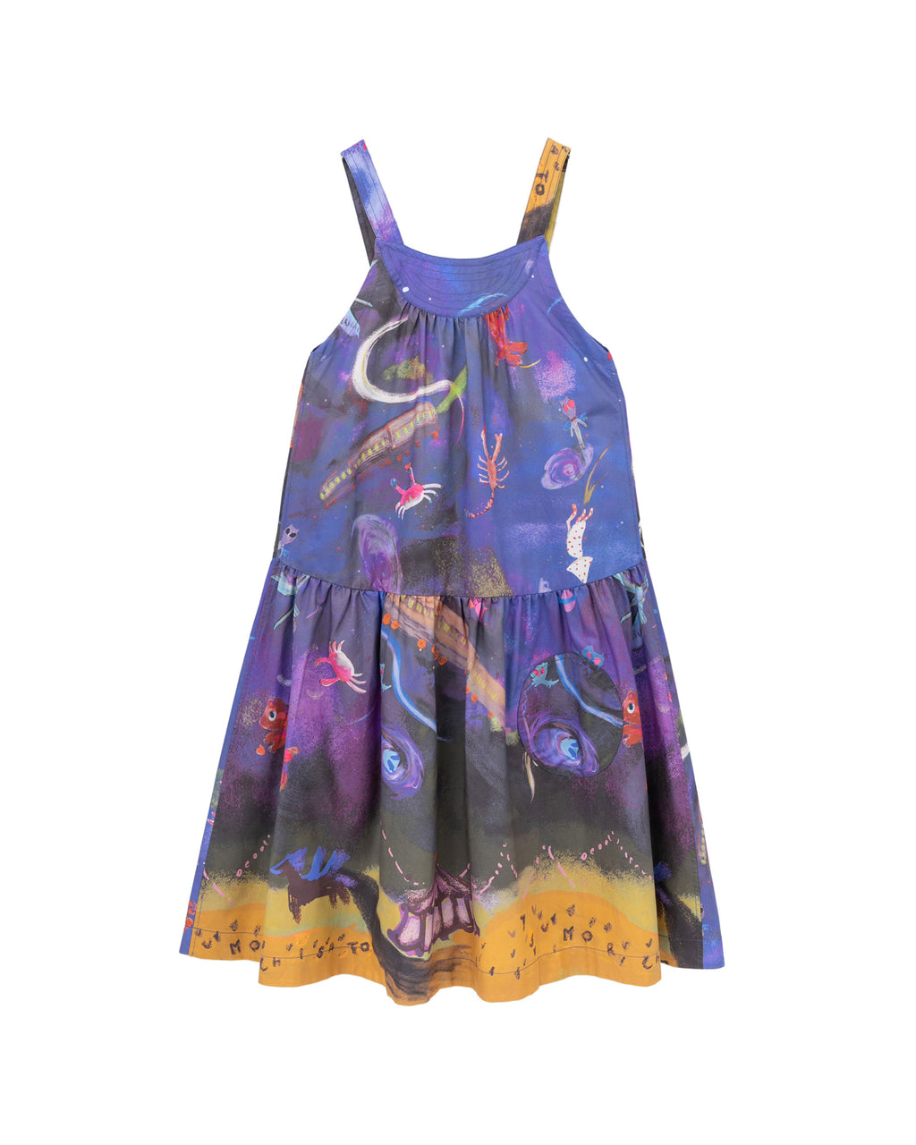 Printed sleeveless dress