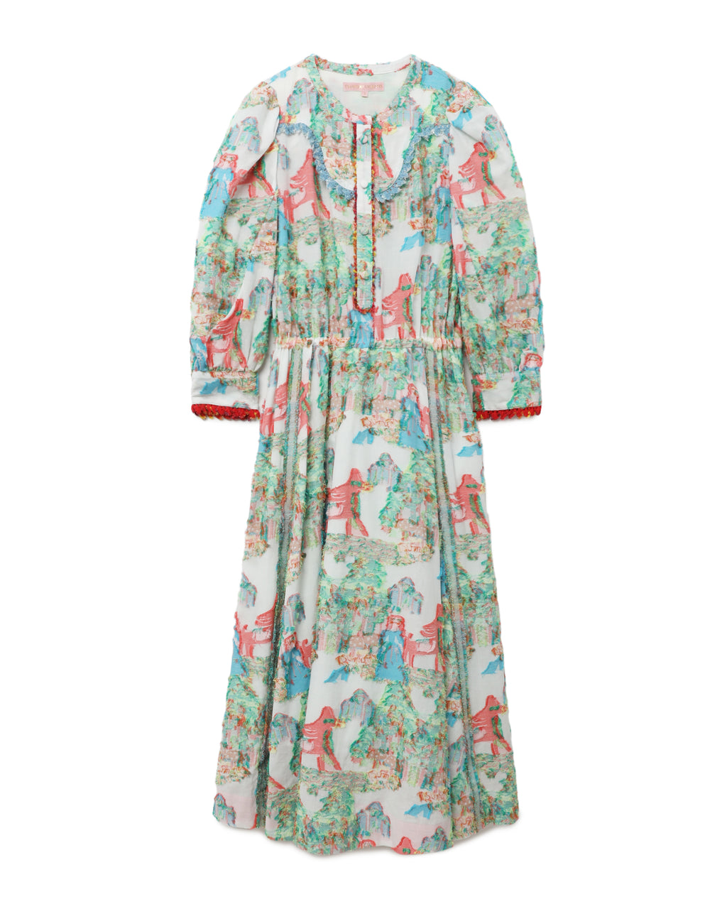 Printed midi dress