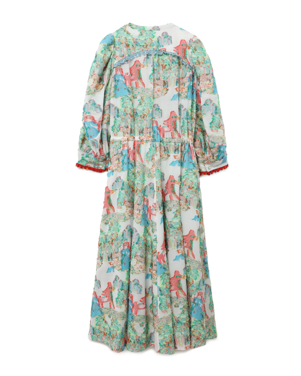 Printed midi dress