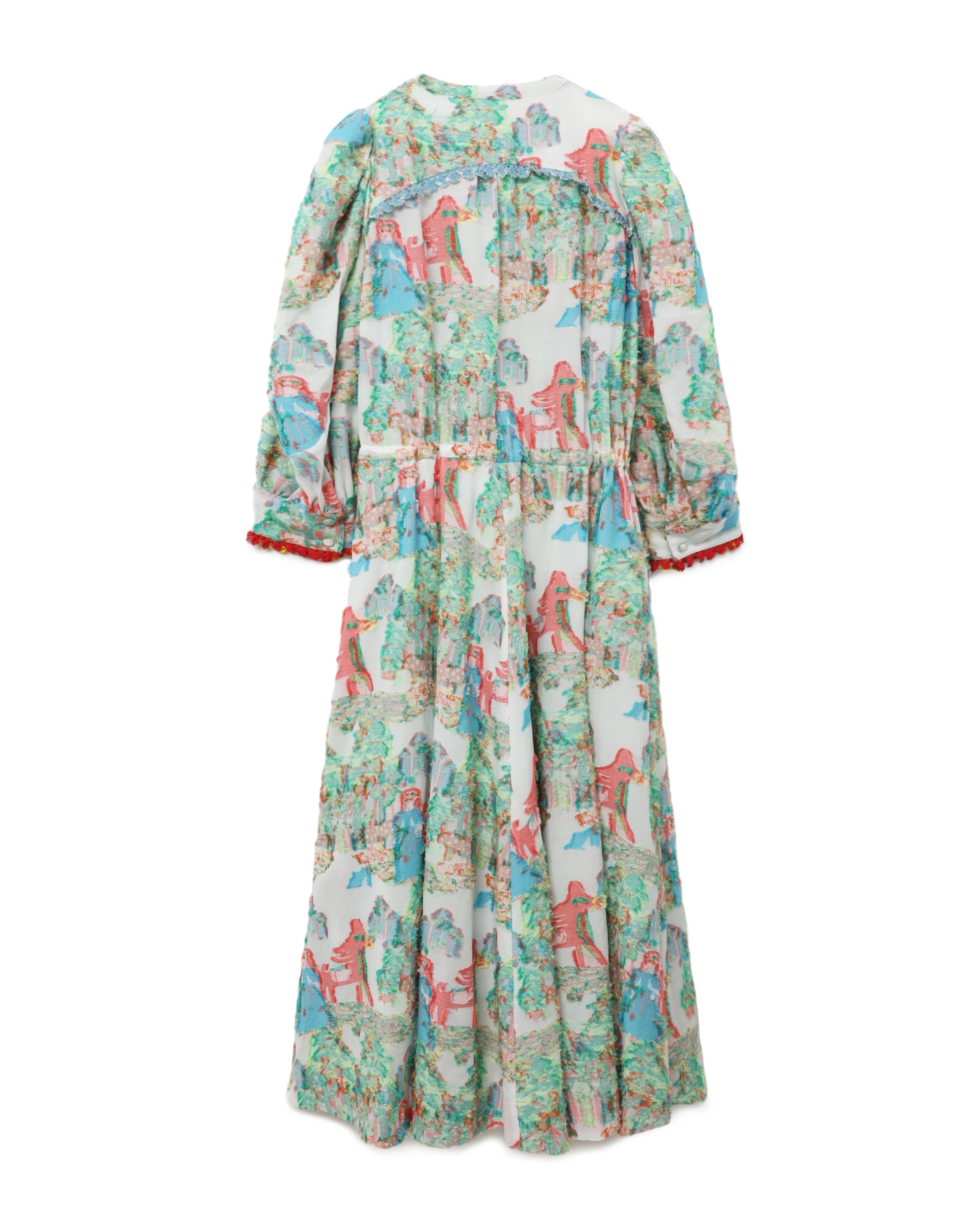 Printed midi dress