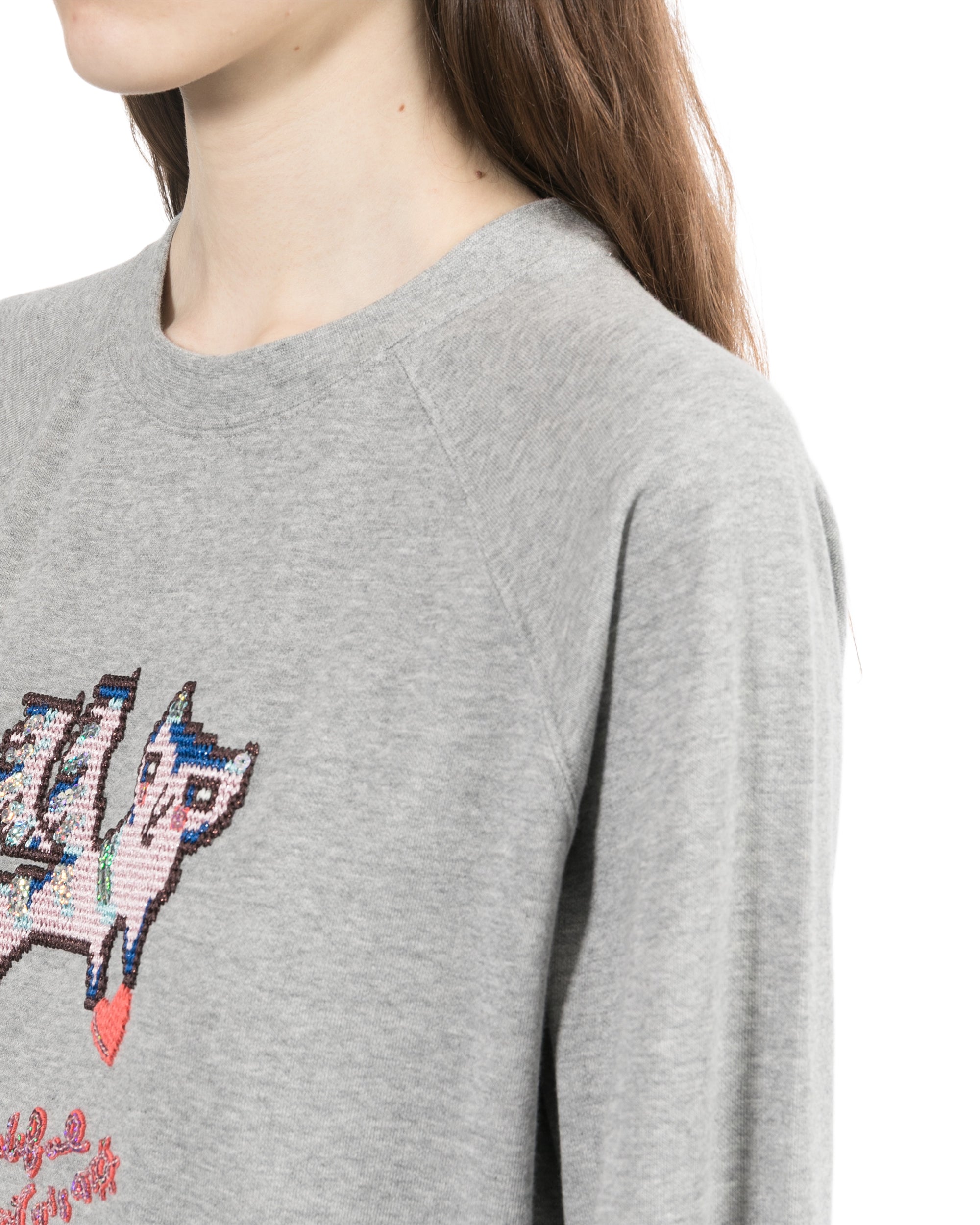 Embroidered graphic dress