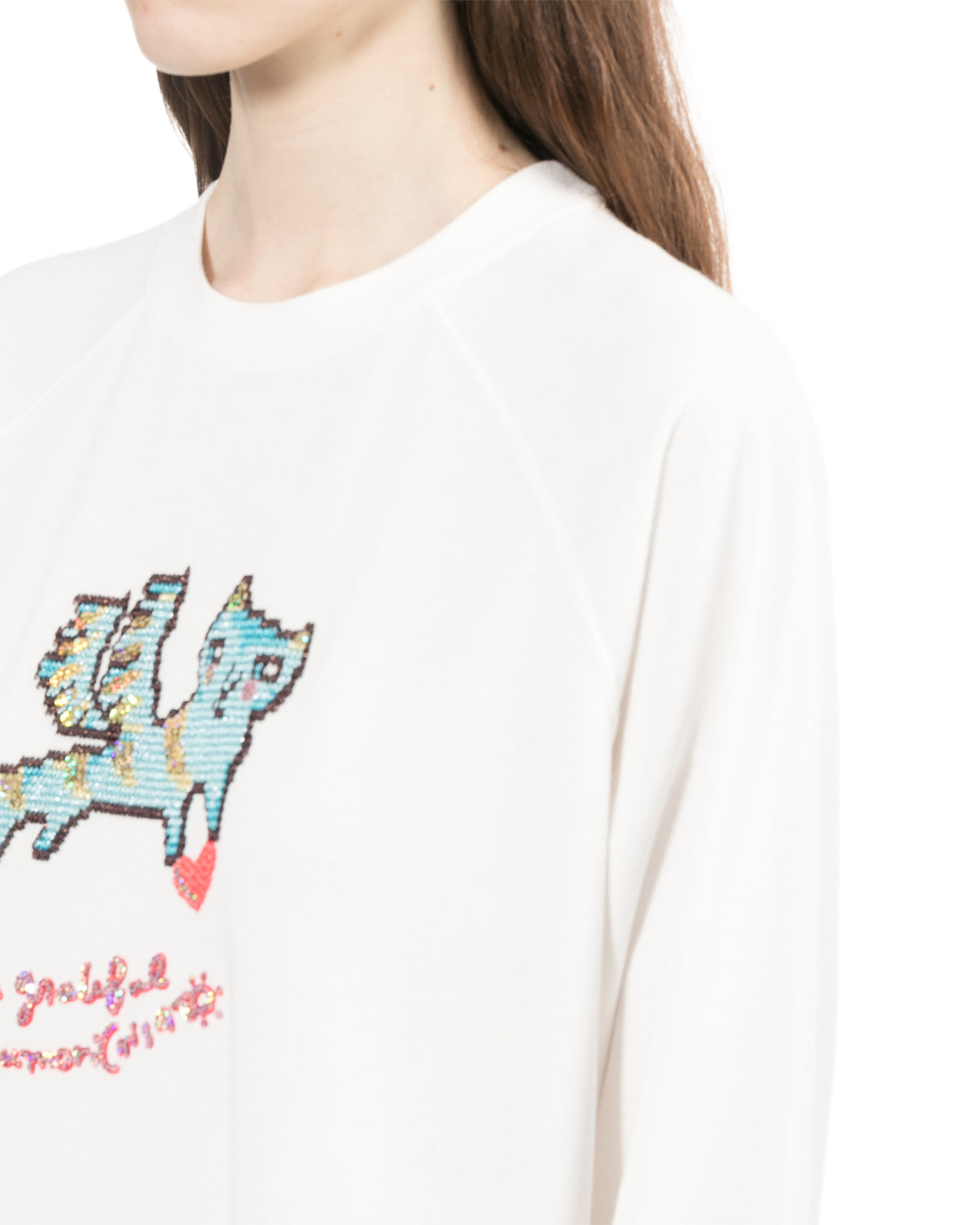 Embroidered graphic dress
