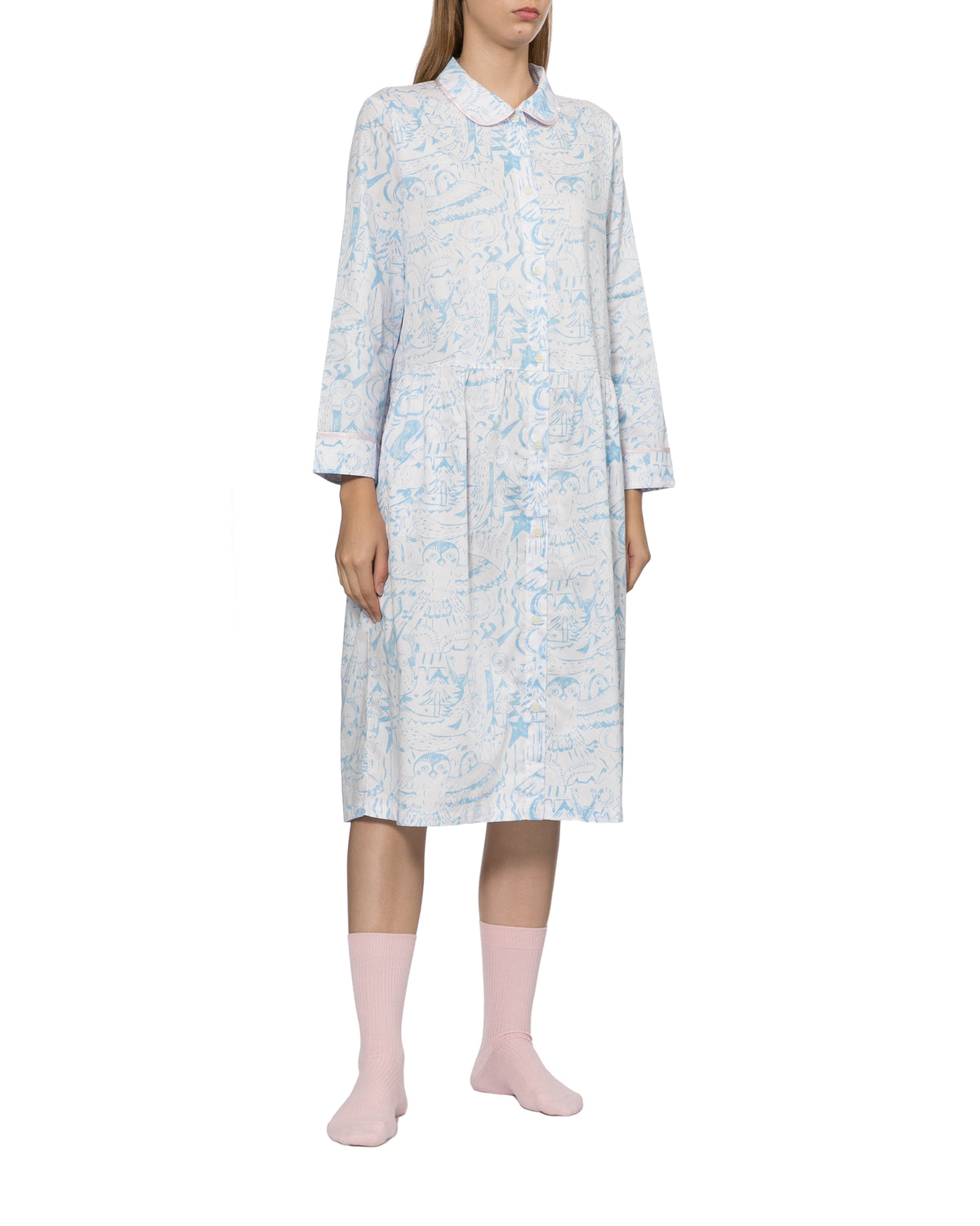 Printed midi dress
