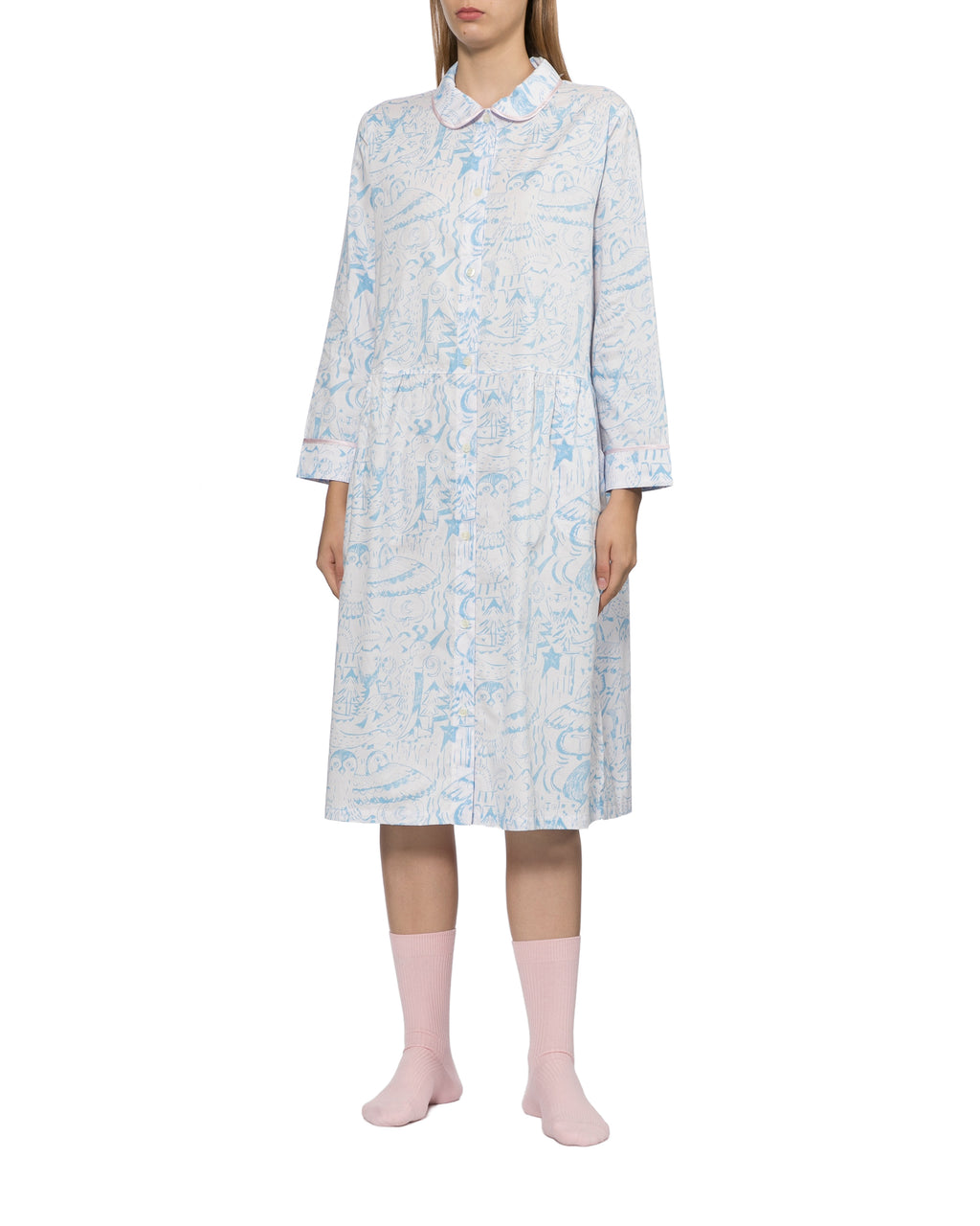 Printed midi dress