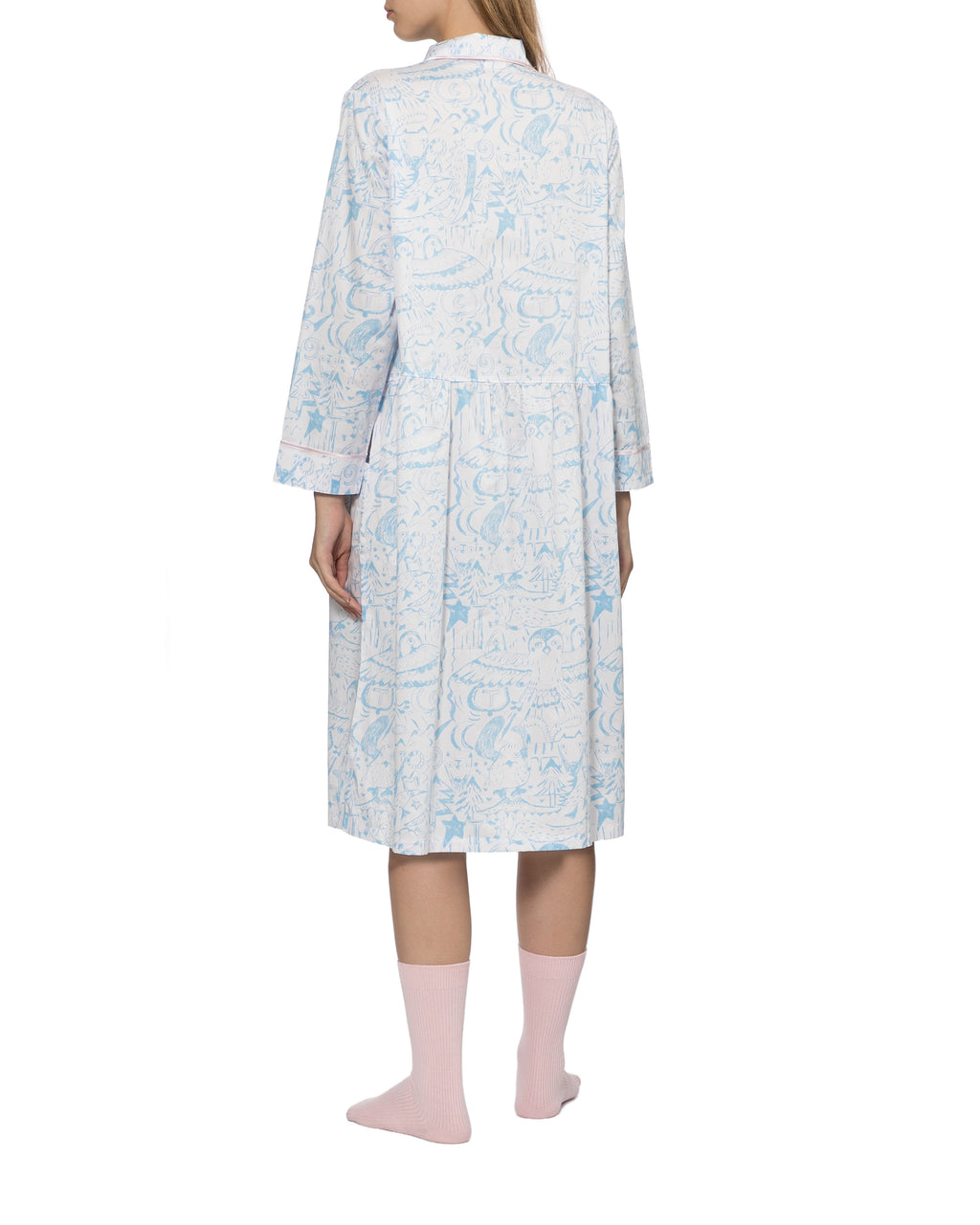 Printed midi dress