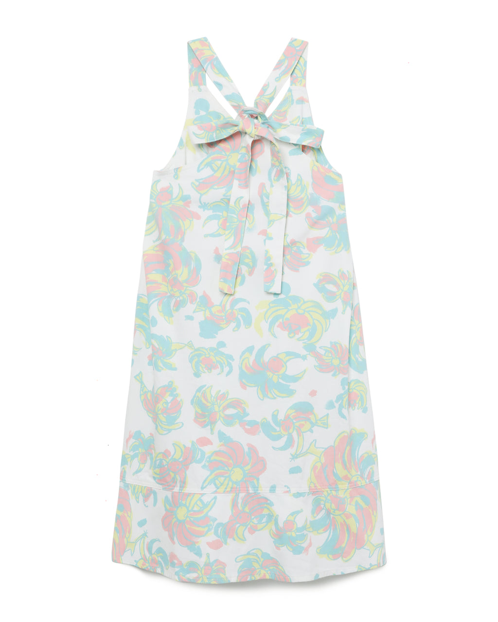 Floral sleeveless knee-high dress