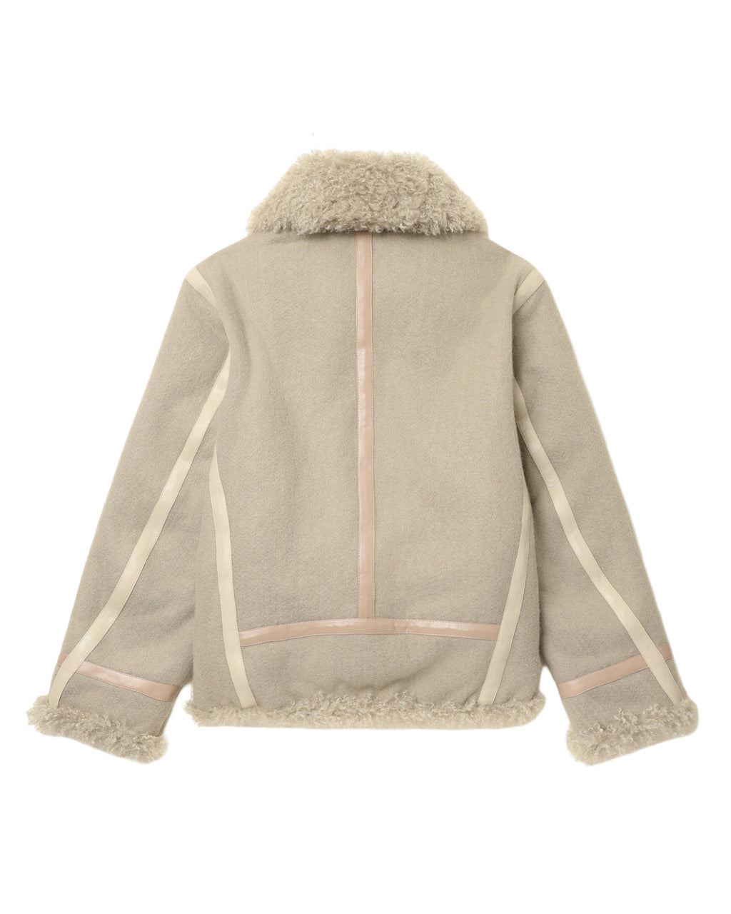 Fleece collar jacket