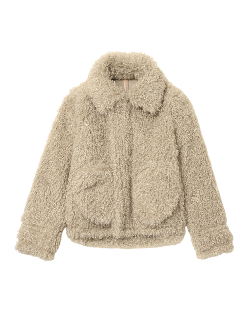 Fleece collar jacket