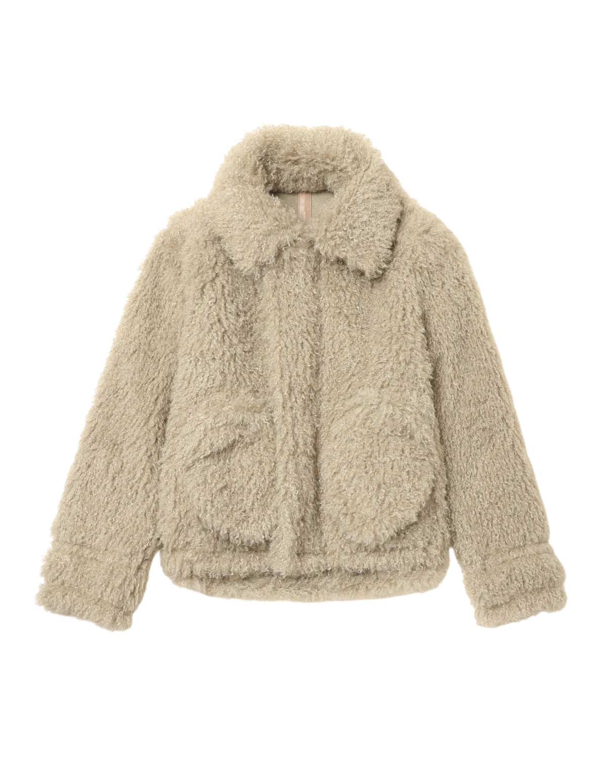 Fleece collar jacket