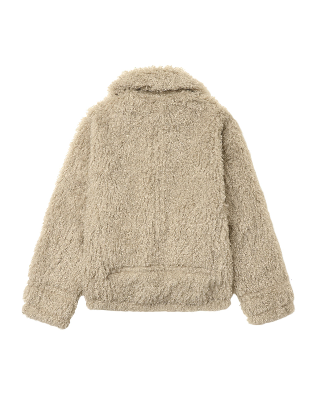 Fleece collar jacket