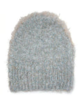 Fuzzy knitted beanie